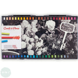 Soft Pastels Sets -Conté à Paris CARRÉ CRAYONS - 48 ASSORTED COLOURS