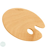 Wooden palette- OVAL - 200 x 300mm