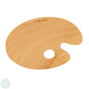 Wooden palette- OVAL - 200 x 300mm