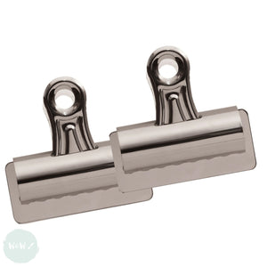 Drawing Boards- Clips - 3" (74mm) wide Bulldog / Binder Clip x 2