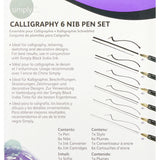 Calligraphy Fountain Pen Set - Daler Rowney SIMPLY- 14 Piece, 6 Nib set