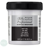 ACRYLIC MEDIUMS - Winsor & Newton PROFESSIONAL -   MATT GEL - 237ml