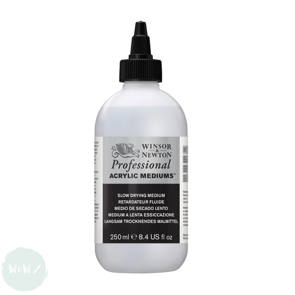 ACRYLIC MEDIUMS - Winsor & Newton PROFESSIONAL - SLOW DRYING MEDIUM - 250ml