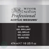 ACRYLIC MEDIUMS - Winsor & Newton PROFESSIONAL -  GLOSS GEL - 474ml