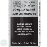ACRYLIC MEDIUMS - Winsor & Newton PROFESSIONAL -  GLAZING MEDIUM - 500ml