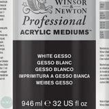 SURFACE PREPARATION - 	Winsor & Newton Professional-  WHITE Gesso Primer 946ml