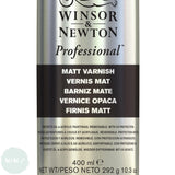 Winsor & Newton Spray Varnish-  PICTURE VARNISH Professional  Matt 400ml