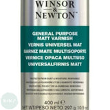 Winsor & Newton- Spray Varnish- GENERAL PURPOSE - Matt 400ml