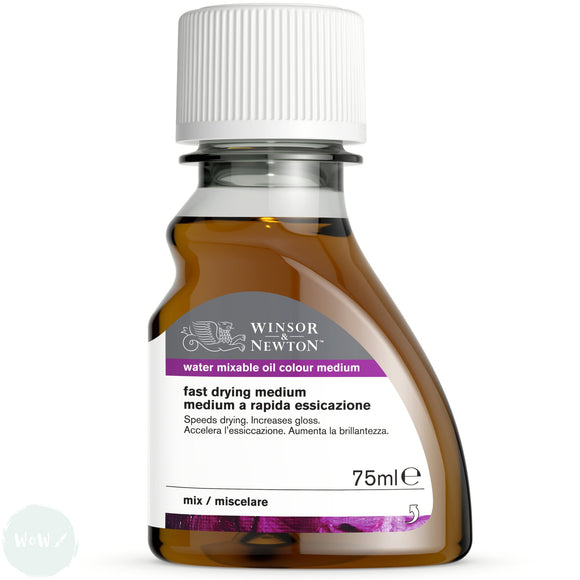 WATER MIXABLE OIL PAINT - Winsor & Newton - ARTISAN -  Fast Drying Medium – 75ml