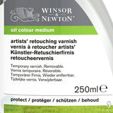 Varnish (Brush Applied) - Winsor & Newton -  250ml -  ARTISTS RETOUCHING VARNISH