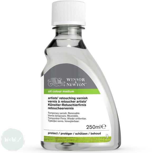 Varnish (Brush Applied) - Winsor & Newton -  250ml -  ARTISTS RETOUCHING VARNISH