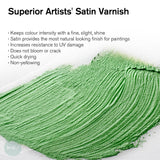 Varnish (Brush Applied) - Winsor & Newton -  75ml -  ARTISTS SATIN VARNISH