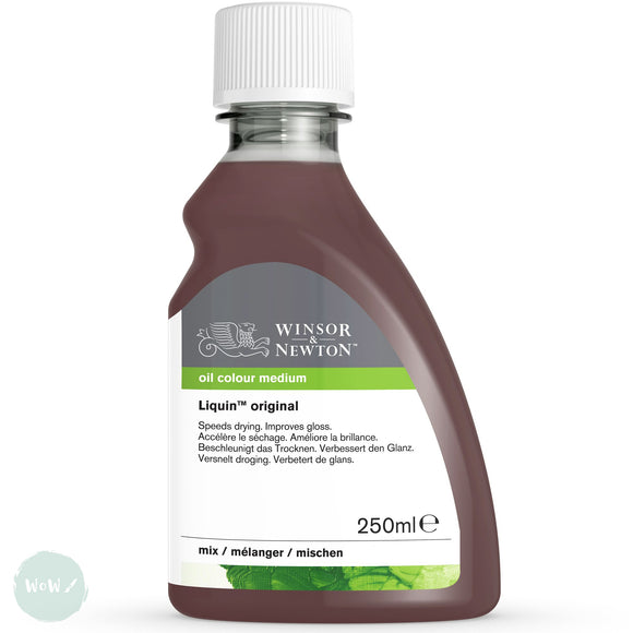 Winsor & Newton Oils- Solvents & Mediums-LIQUIN ORIGINAL  250ml