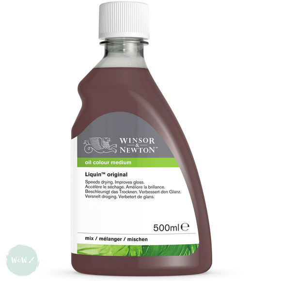 Winsor & Newton Oils- Solvents & Mediums-LIQUIN ORIGINAL 500ml