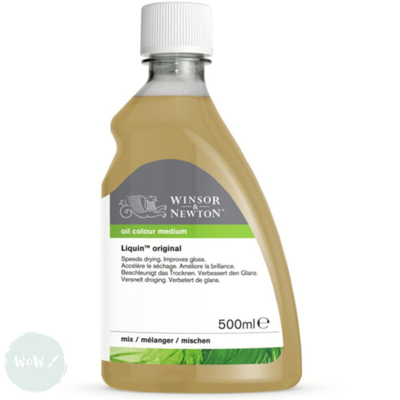 Winsor & Newton Oils- Solvents & Mediums-LIQUIN ORIGINAL 500ml