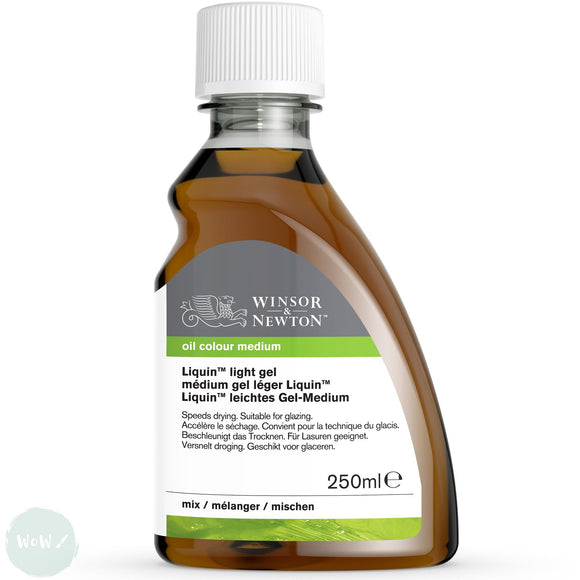 Winsor & Newton Oils- Solvents & Mediums - LIQUIN LIGHT GEL 250ml