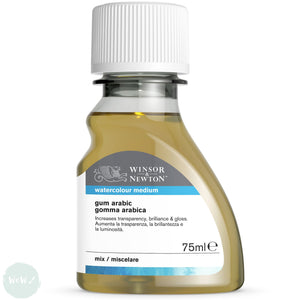 Watercolour Mediums- Winsor & Newton Professional - GUM ARABIC - 75ml