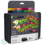 PROMARKER by Winsor & Newton- 24 Pen MIXED MARKER WALLET STUDENT STARTER SET