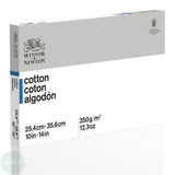 Artists Stretched Canvas - STANDARD Depth - WHITE PRIMED Cotton - SINGLE - 350 gsm Winsor & Newton CLASSIC - 10 x 14” (254 x 356 mm)