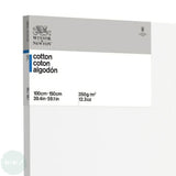 DEEP EDGE White Primed Stretched 100% Cotton Canvas 350gsm  -  Winsor & Newton CLASSIC  - 100cm  x 150cm
