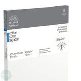 Artists Stretched Canvas - STANDARD Depth - WHITE PRIMED Cotton - SINGLE  - 480 gsm - Winsor & Newton PROFESSIONAL  -   12 x 16"