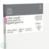 Artists Stretched Canvas - STANDARD Depth - WHITE PRIMED Cotton - SINGLE  - 280 gsm Winsor & Newton - PROFESSIONAL SMOOTH (Fine Detail) - 16 x 20" (406 x 508 mm)