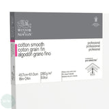 Artists Stretched Canvas - STANDARD Depth - WHITE PRIMED Cotton - SINGLE  - 280 gsm Winsor & Newton PROFESSIONAL SMOOTH (Fine Detail) - 18 x 24" (457 X 610mm)