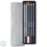 Sketching Set - Winsor & Newton - STUDIO COLLECTION - 6 piece TIN