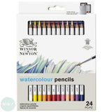 Watercolour Pencil Sets - Winsor & Newton STUDIO COLLECTION - 24 Assorted