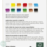 Watercolour Pencil Sets - Winsor & Newton - STUDIO COLLECTION - 12 Assorted