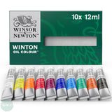 Oil Paint Set- Winsor & Newton Gift Set- WINTON OIL PAINT – 10 x 12ml tubes