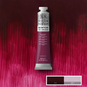 OIL PAINT – Winsor & Newton WINTON – 200ml Tube -  QUINACRIDONE DEEP PINK