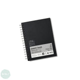 Hardback Sketchbook - SPIRAL - Winsor & Newton - 170gsm WHITE PAPER - A5 Portrait