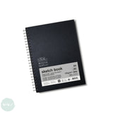 Hardback Sketchbook - SPIRAL - Winsor & Newton - 170gsm WHITE PAPER – A4 Portrait