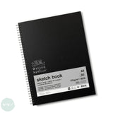 Hardback Sketchbook - SPIRAL - Winsor & Newton - 170gsm WHITE PAPER – A3 Portrait