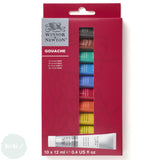 Gouache Set- Winsor & Newton Gouache - 10 x 12ml Tubes