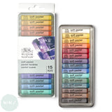 Soft Pastels Sets - Winsor & Newton - 15 ASSORTED TIN