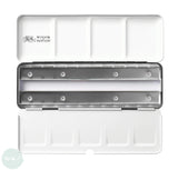 Empty Watercolour Cases - Metal Tin - WINSOR & NEWTON BRAND - 24 Half pans