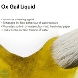 Watercolour Mediums- Winsor & Newton Professional - OX GALL LIQUID - 75ml