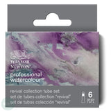 Watercolour Paint Sets - Winsor & Newton PROFESSIONAL - REVIVAL COLLECTION - 6 x 5ml tubes