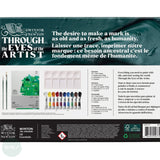 Oil Paint Set- Winsor & Newton - WINTON - Oil Essentials 14pc Set  - 10 x 12ml tubes, Palette, Pad, 2 x brushes