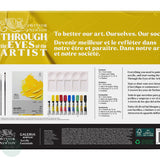 Acrylic Paint Set- Winsor & Newton - GALERIA - Essentials 14pc Set - 10 x 12ml tubes, Palette, Pad, 2 x brushes