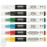 PAINT MARKER - Liquitex - FINE - 2mm CHISEL TIP - CLASSICS - 6 set
