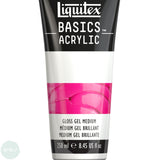 Acrylic Mediums - LIQUITEX BASICS - GLOSS GEL MEDIUM - 250ml Tube