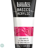 Acrylic Mediums - LIQUITEX BASICS - GLOSS HEAVY GEL - 250ml Tube
