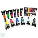 Acrylic Paint Set- LIQUITEX - Basics - 12 x 118 ml Tubes