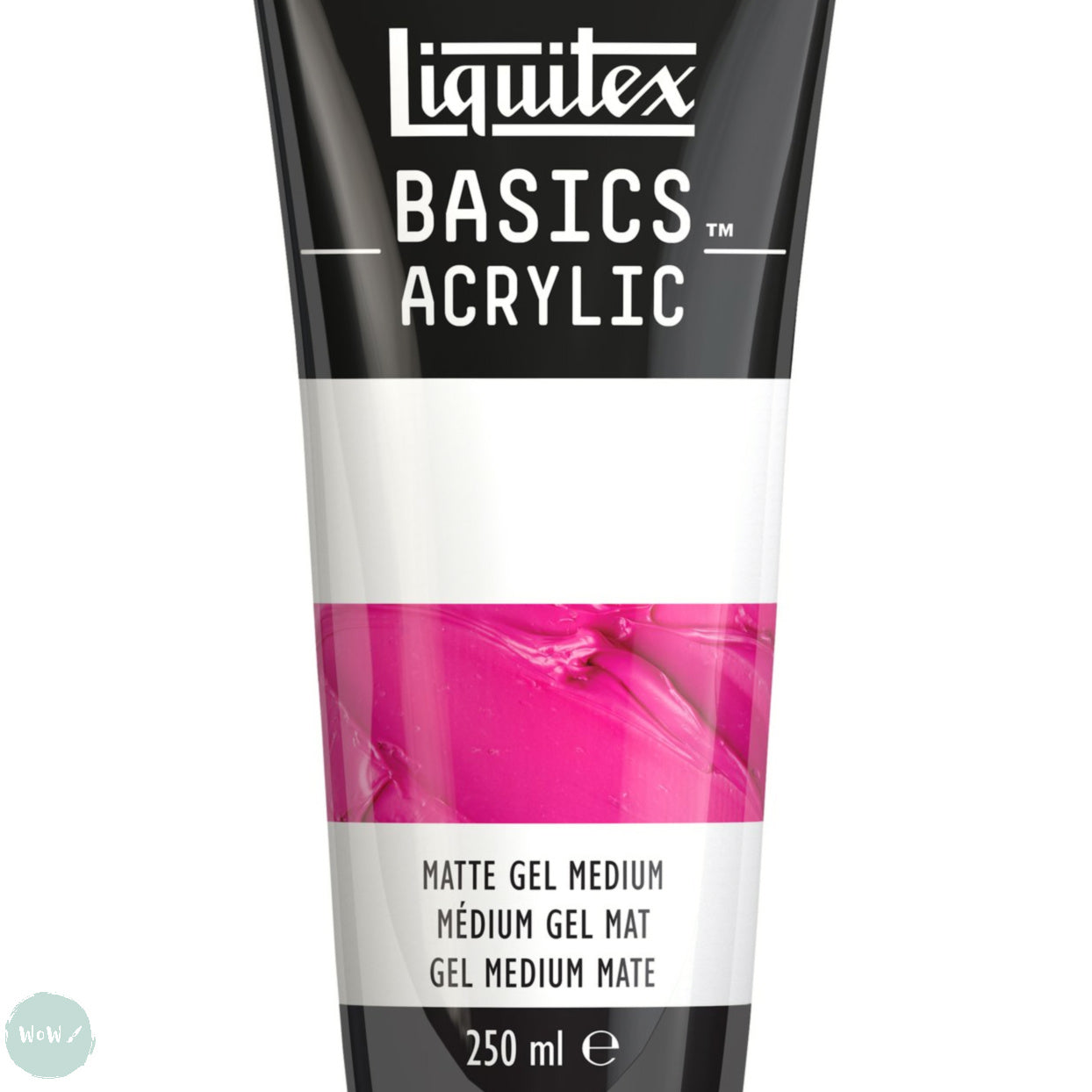 Liquitex Basics Acrylic Mediums - Matte Fluid Medium, 250ml