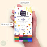 Watercolour Paint Sets - Viviva Colors COLORSHEETS - SPRING COLOURS