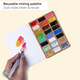 Watercolour Paint Sets - Viviva Colors PANS -  DELUXE 24 Colours