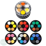 Watercolour Paint Sets - Koh-i-noor - WATERCOLOUR - Round Compact 36 colours